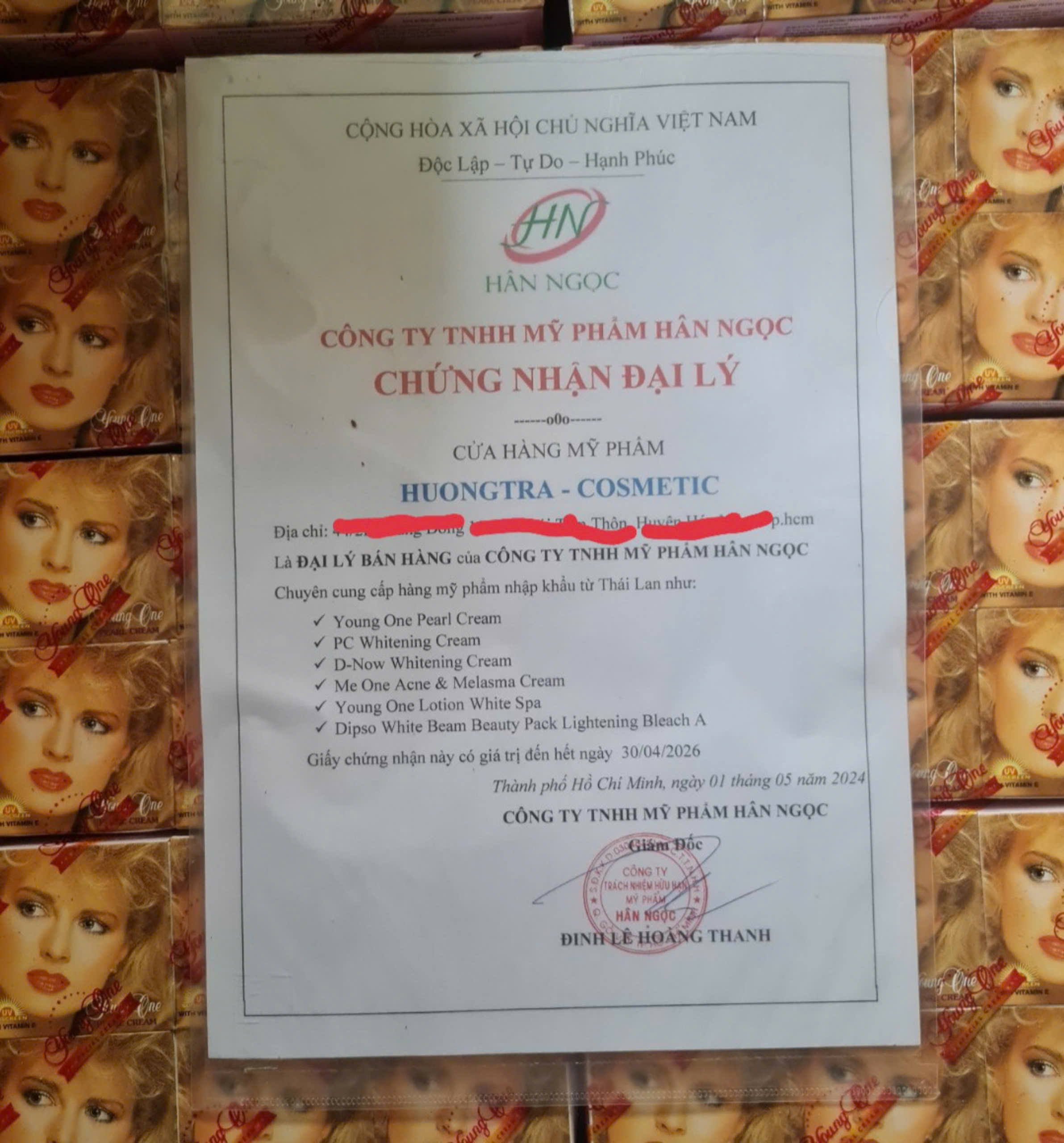 Kem Cô Gái Tóc Xù Thái Lan Loại 1
