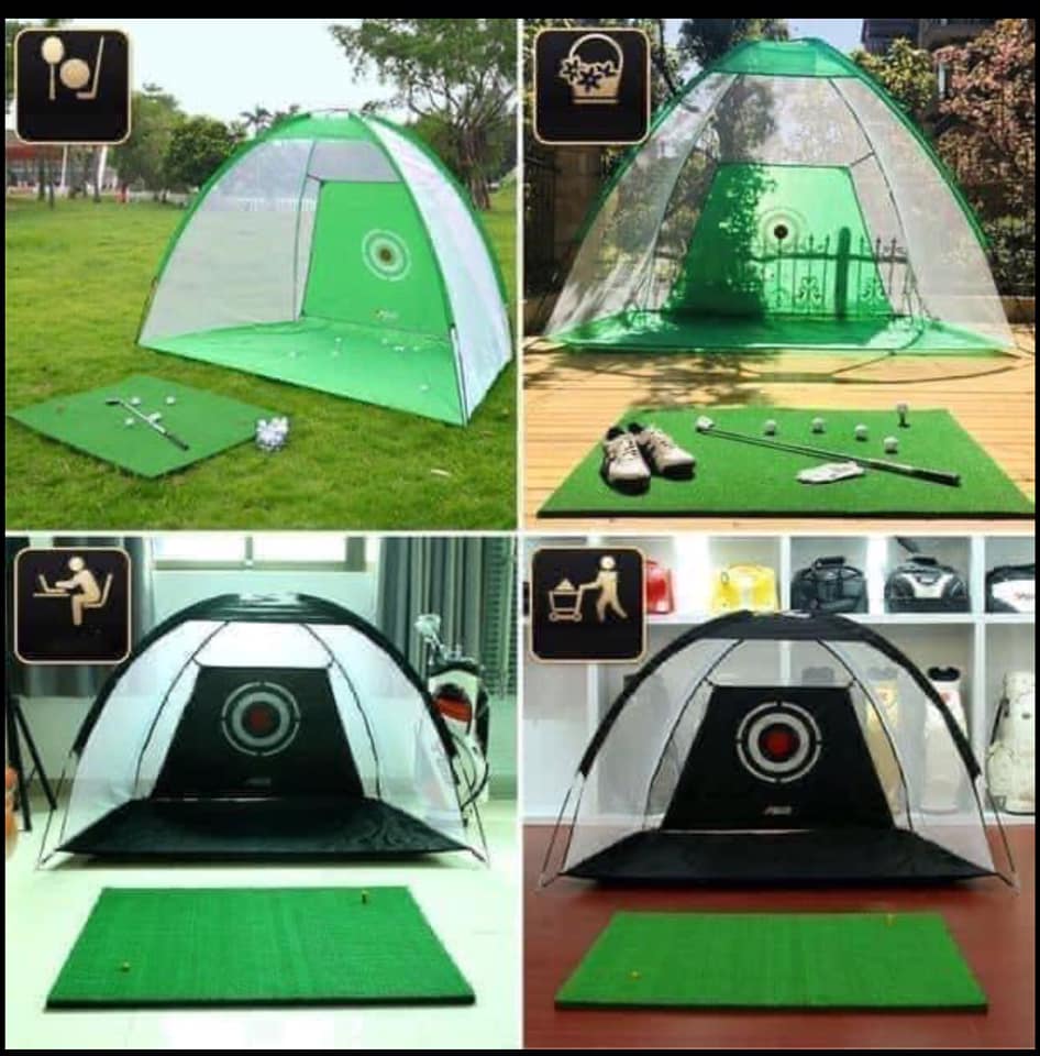 Bộ lưới tập swing 3mx2m - PGM golf swing practice net - LXW013