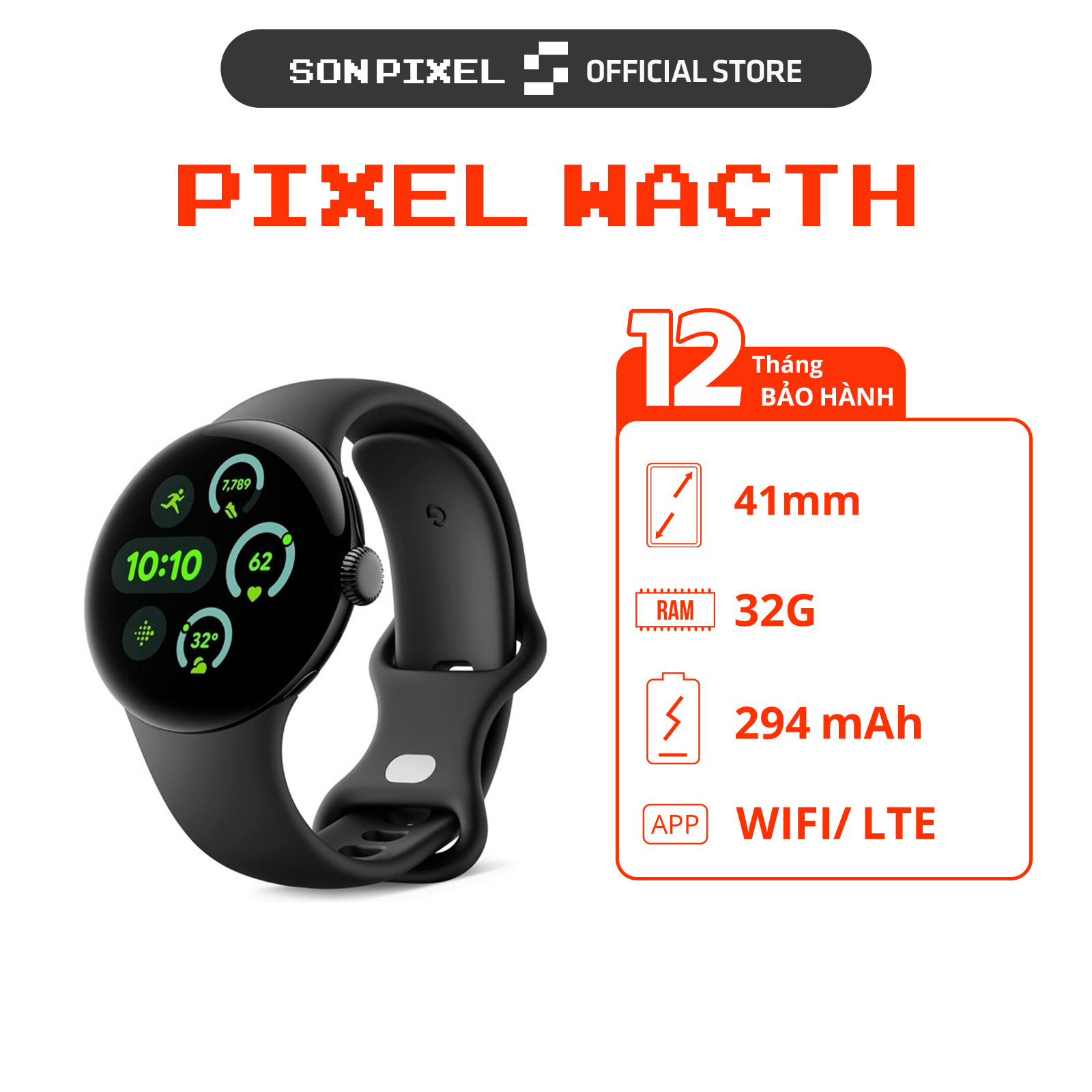 Google Pixel Watch, Đồng Hồ Thông Minh Chính Hãng Google, SonPixel