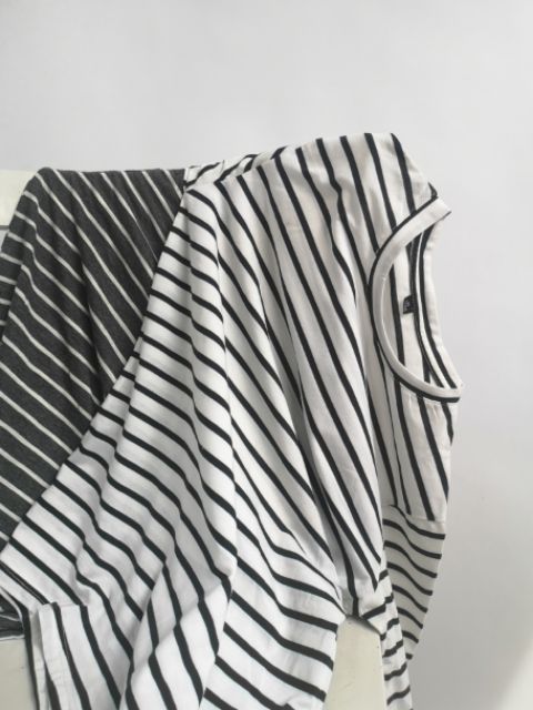 Áo thun sọc tay dài cotton  ( clearance )