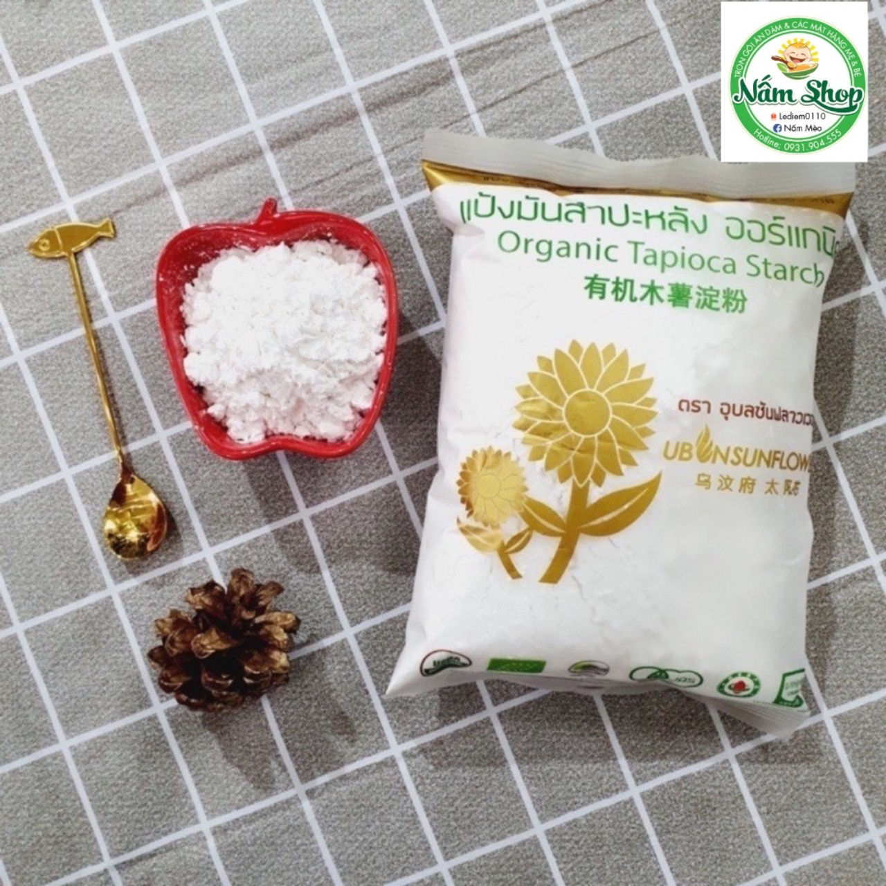 Bột hữu cơ làm bánh/ bột mì/ bột bắp/bột năng/bột nở/men nở
