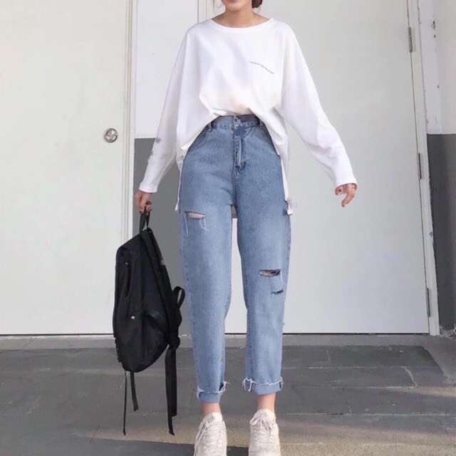 [HCM]QUẦN BAGGY NỮ JEAN NỮ PHONG CÁCH TRẺ TRUNG HÀNG CAO CẤP CHERYSHOP94 FR013