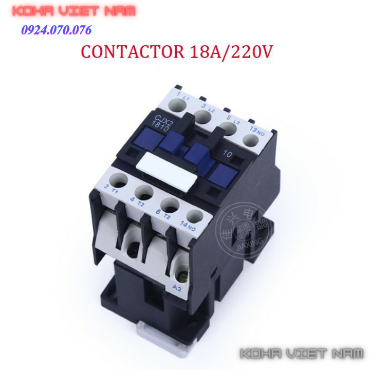 Khởi động từ CJX18 - Tải 18A/220V