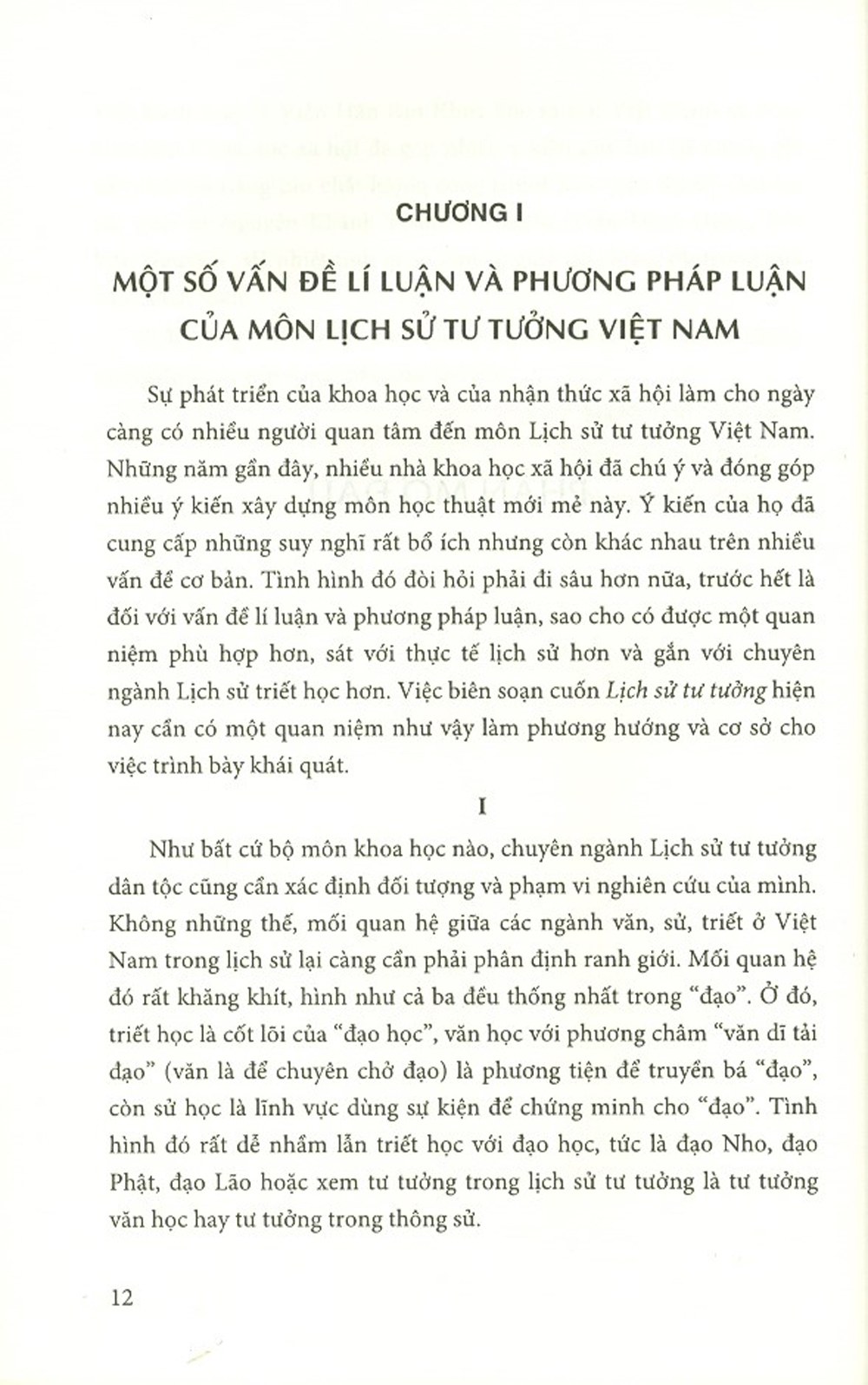 Lịch Sử Tư Tưởng Việt Nam Tập 1 (Bìa cứng)