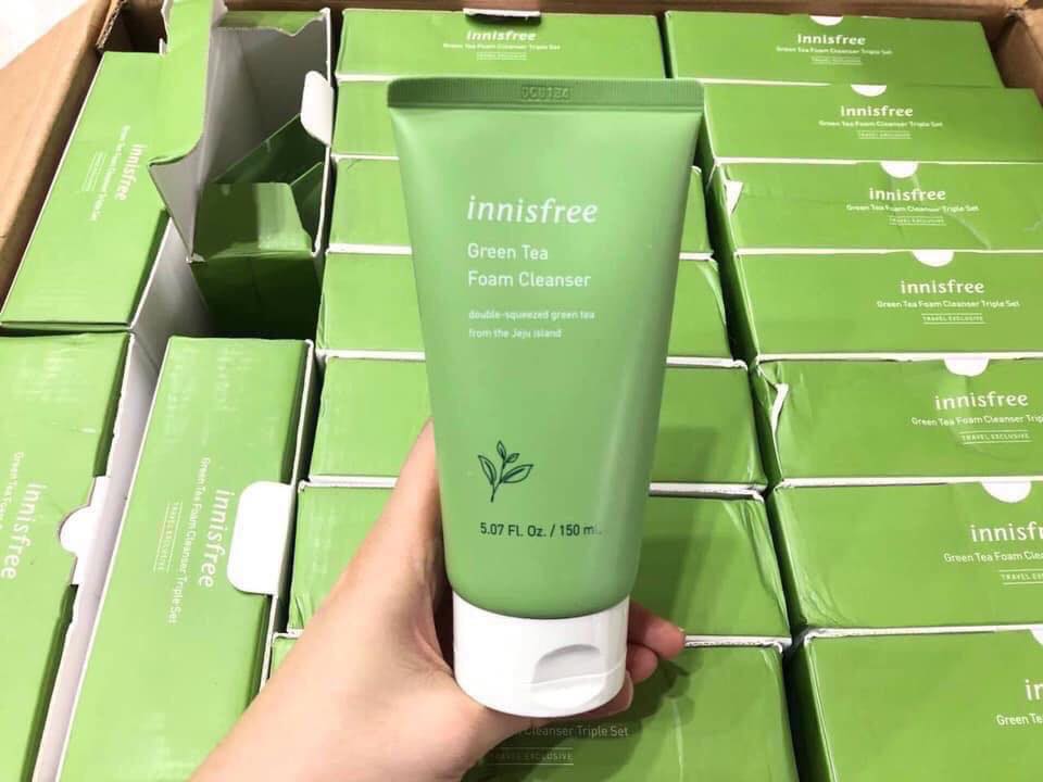 Sữa rửa mặt trà xanh INF 150ml mẫu mới