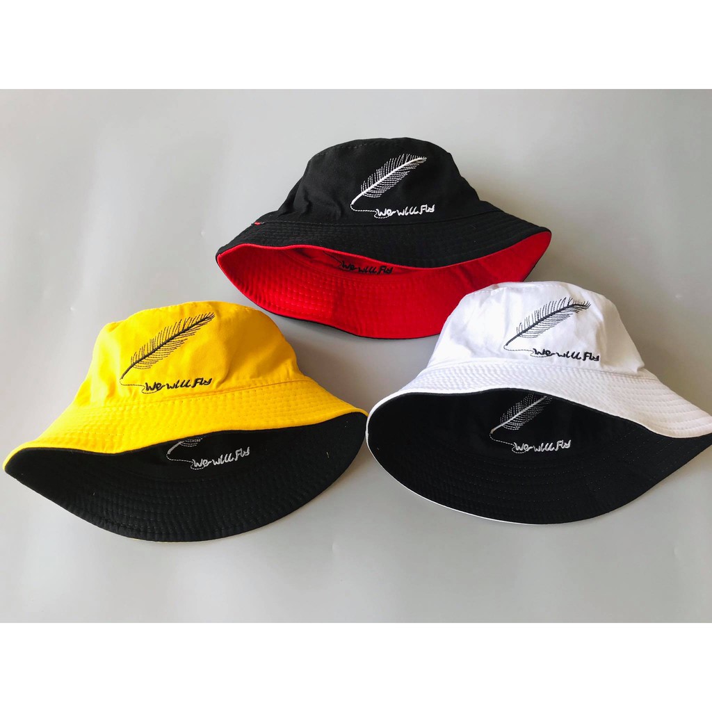 Nón Bucket nam nữ 2 mật thuê hình chiếc lá hàn quốc