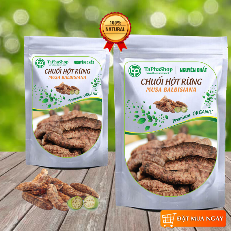 Chuối hột rừng sấy khô ngâm rư.ợu 500g - Chuẩn Thảo Dược Tấn Phát