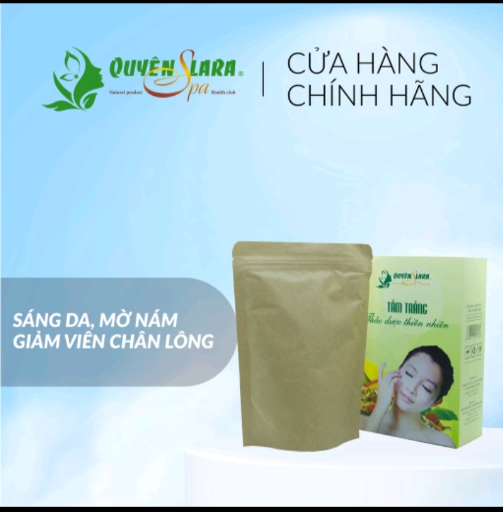 Bột tắm trắng thảo mộc QUYÊN LARA 320g
