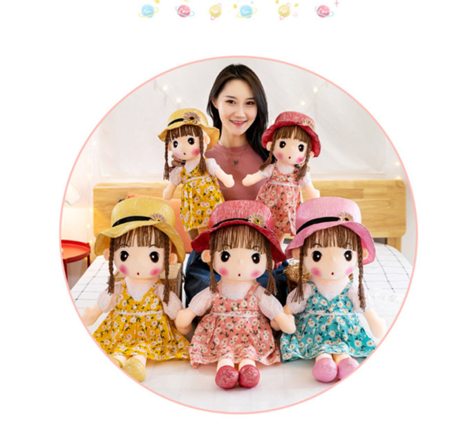 Búp Bê Bằng Vải Bông 45cm Chọn Màu