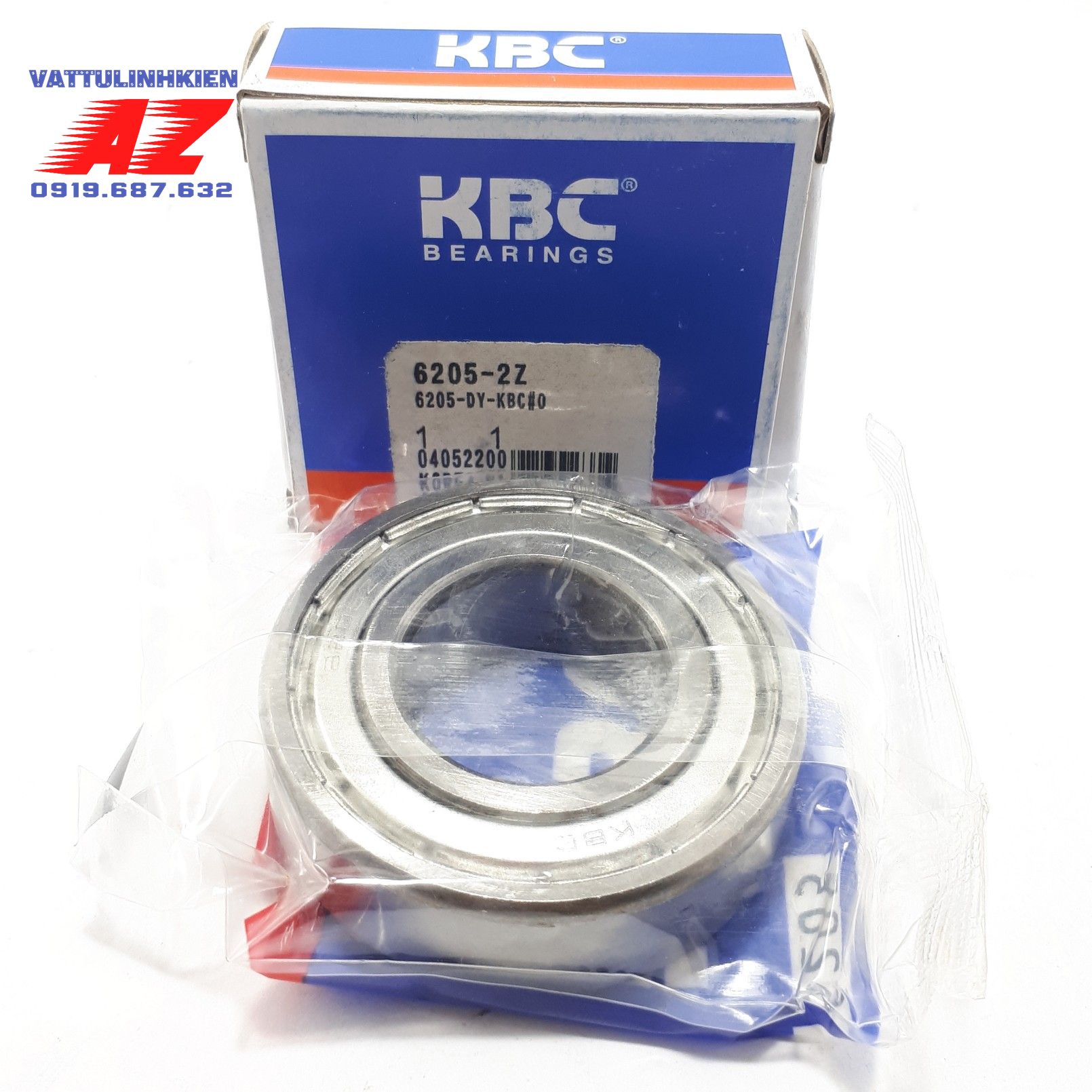 Vòng bi KOREA KBC 6205z ( KT 52 x 25 x 15 mm)