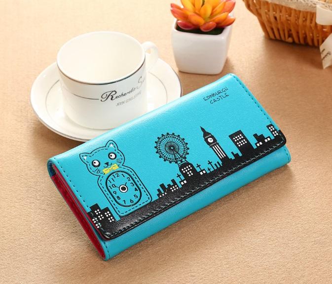 Ví nữ cầm tay - Thời trang Hàn Quốc - Mẫu mới(Màu xanh dương đậm và màu đỏ hồng. Mã SP: Đh2)
