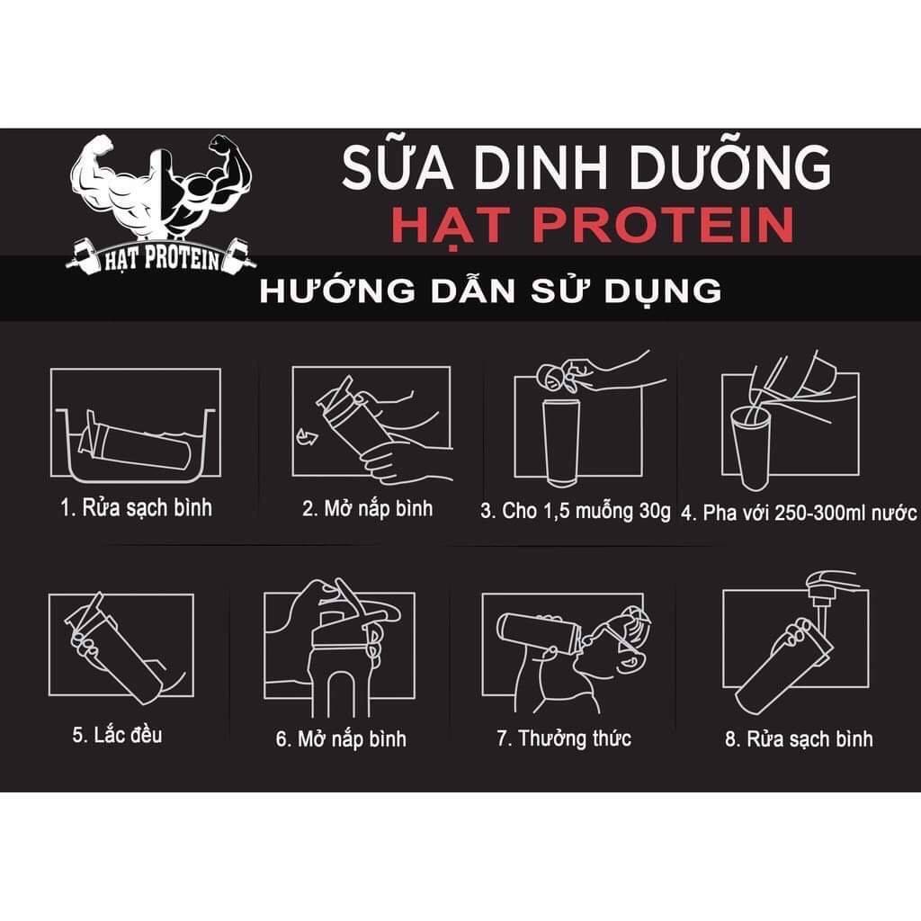 [HCM]Combo 2 Túi Tăng Cơ Tăng Cân Hạt Protein Organic ( Tặng Quà )