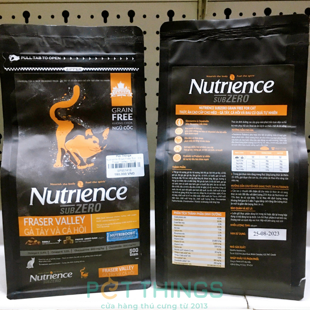 Hạt khô cho mèo Nutrience Grain Free Subzero