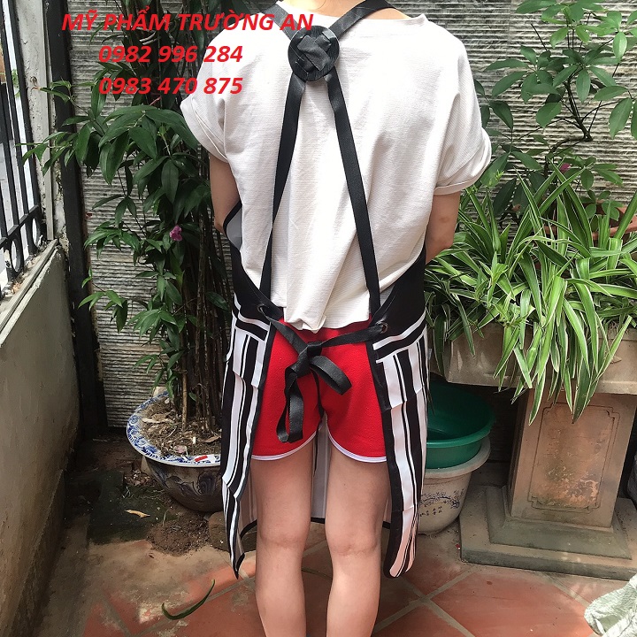 Tạp dề mặc cắt tóc BARBER