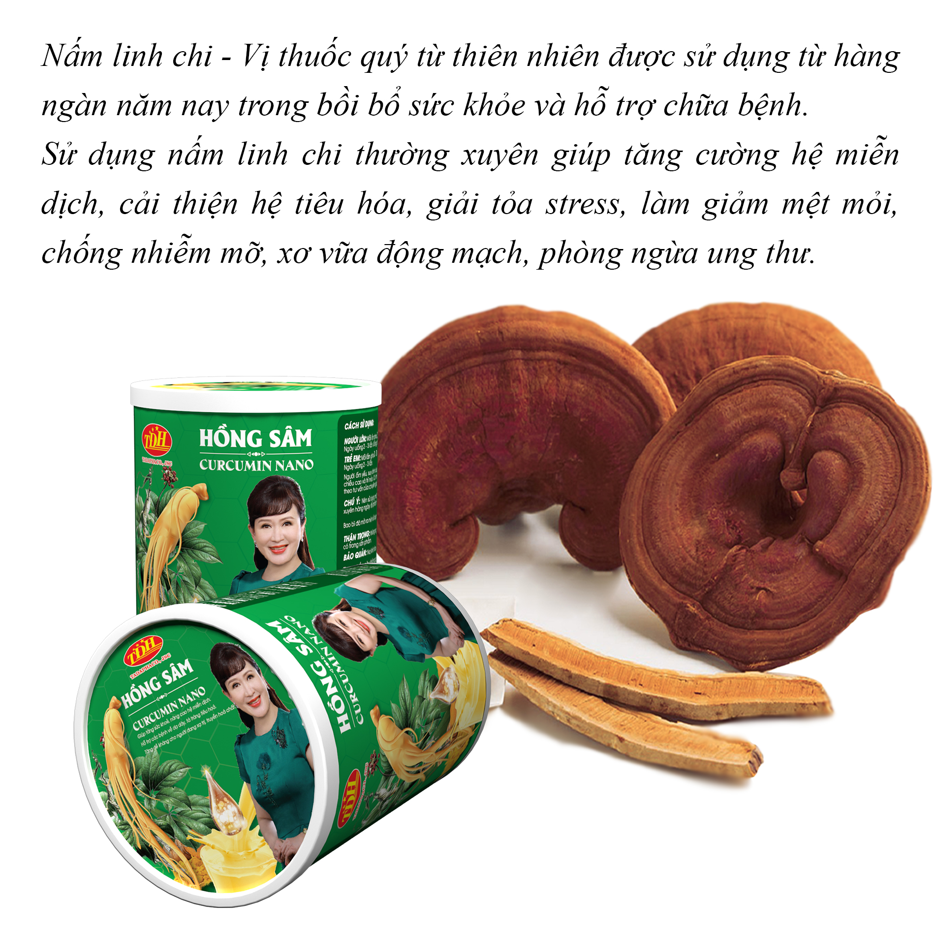 5 Hộp Hồng Sâm Curcumin Nano 900g