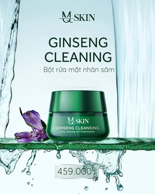 COMBO Bột Rửa Mặt MQ + SERUM Thay Da Nhân Sâm MQ