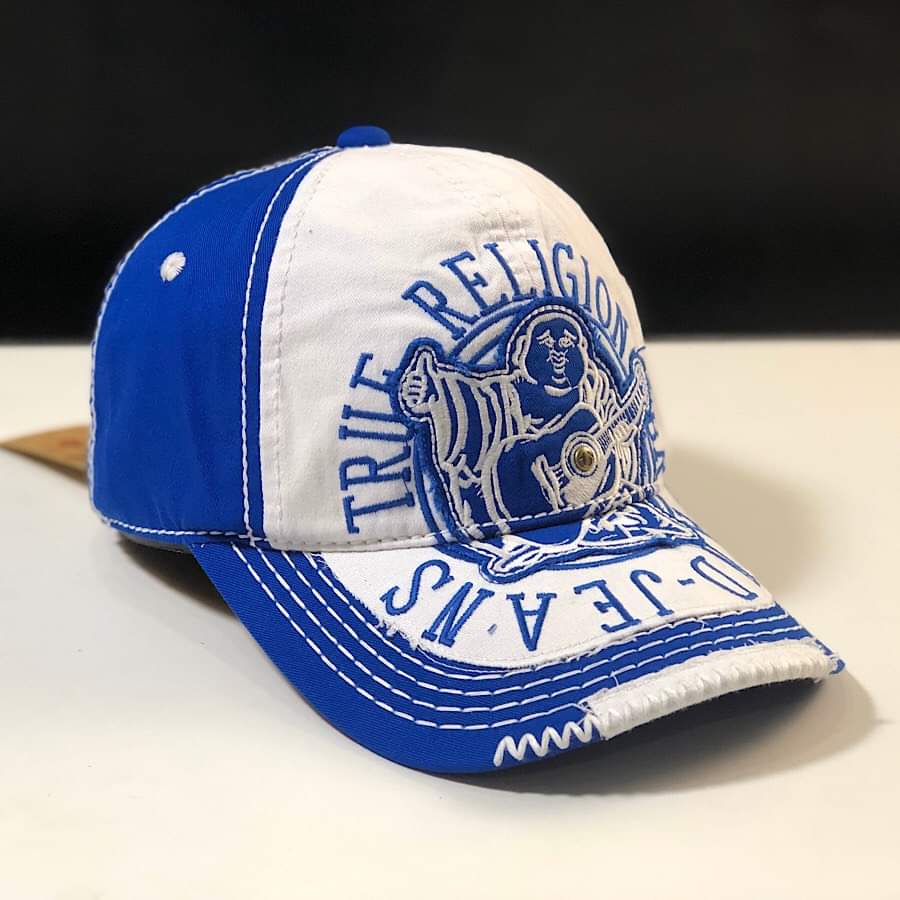 Mũ Lưỡi Trai Ông Địa Cầm Đàn Tài Lộc /Màu Xanh