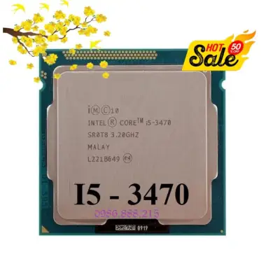 Bộ vi xử lý Intel CPU Core i5 3470 3.6GHz (4 lõi, 4 luồng) + Tặng keo tản nhiệt - Hàng Nhập Khẩu
