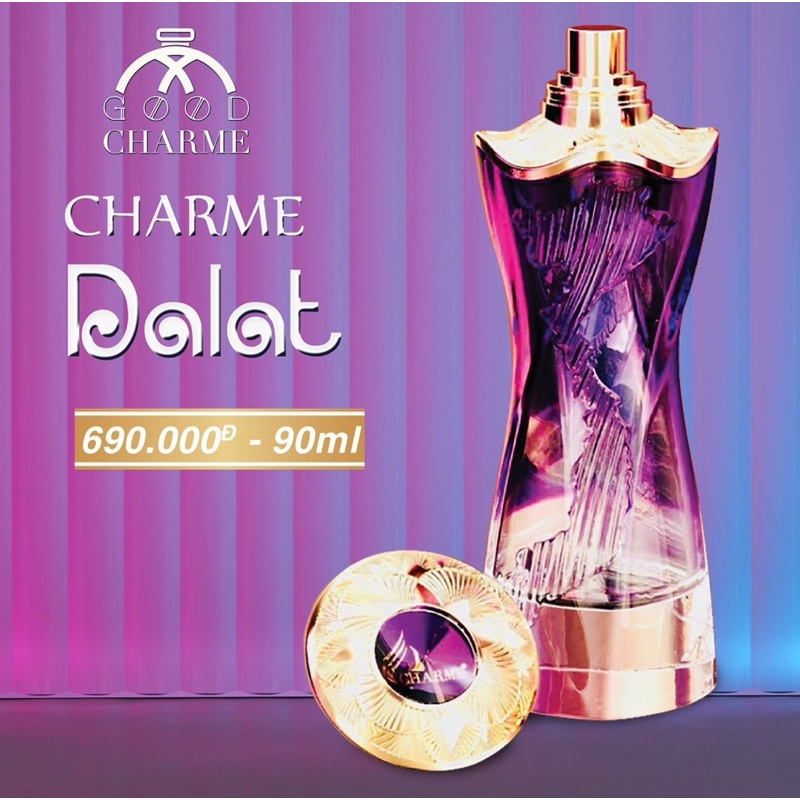 [Chính Hãng] Nước Hoa Tỉnh Thành CHARMEDALAT 90ml ( date 3/2025 )