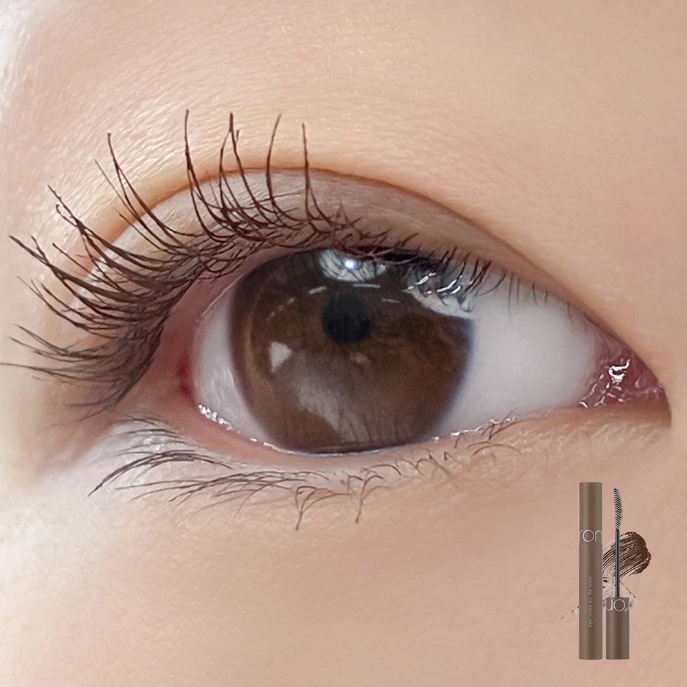 Mascara chuốt mi siêu dài và cong mi tự nhiên, chống trôi hiệu quả romand han all fix mascara 7g