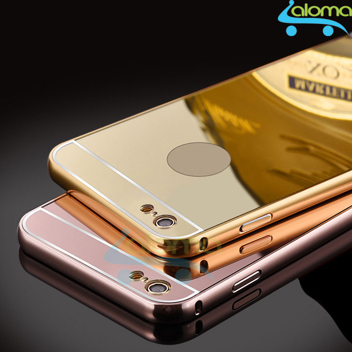 Ốp lưng tráng gương viền kim loại sang trọng cho Iphone 7 và iphone 7s MAKISS MK-I7