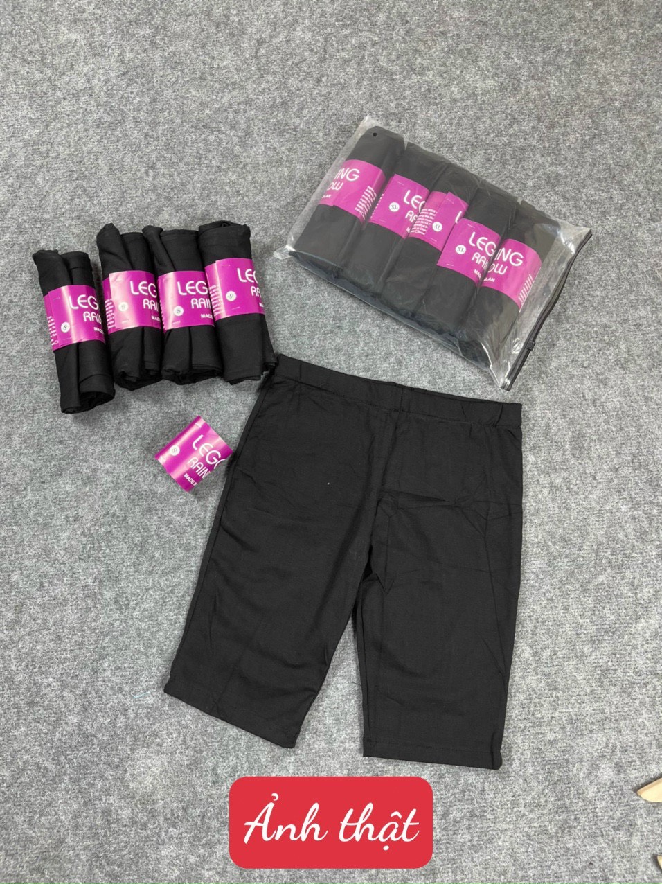[Yến Trần] Quần Legging Ngố RAIN.BOW Co Giãn Chất Cotton 360 Đủ Size
