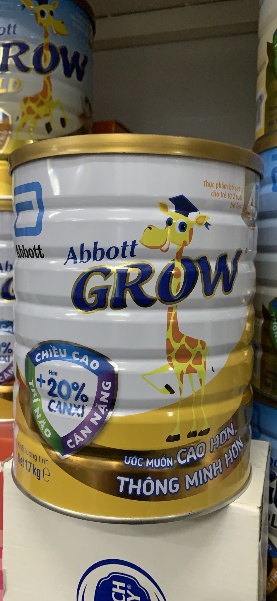 Sữa bột Abbott Grow 4 Mẫu Mới  (G-Power) 1.7Kg