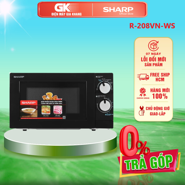 Lò vi sóng sharp r-208vn-ws