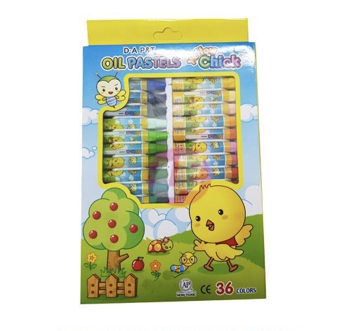 [HCM]SÁP DẦU HỘP GIẤY D.A P&T 24 MÀU (SÁP DẦU GÀ VÀNG HÀN QUỐC)