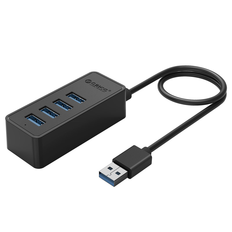 Hub usb 3.0 4 cổng có cổng cấp nguồn phụ orico w5p-u3 – hàng chính hãng