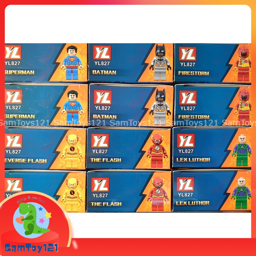 Bộ 8 mô hình lắp ráp Lego SUPER HERO dành cho bé trai