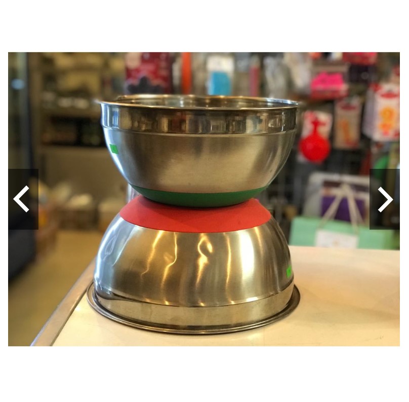 Âu / Thố Trộn Bột Đế Silicon Chống Trượt Size 30cm