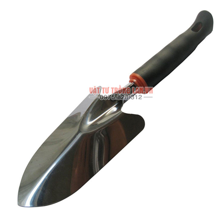 Xẻng làm vườn mini lưỡi inox cán nhựa
