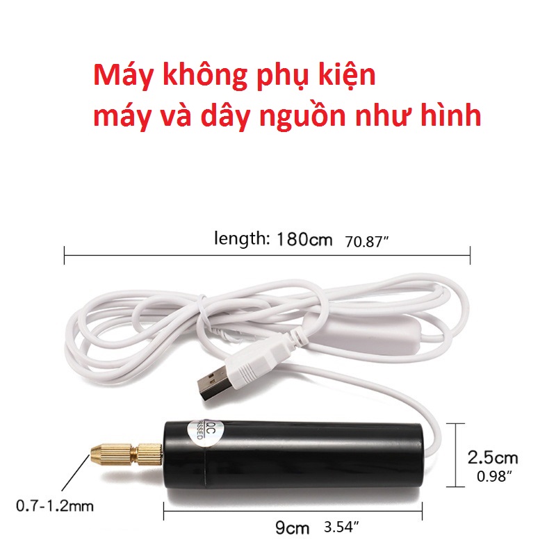 Máy khoan cầm tay mini khoan mạch công nguồn 5V USB
