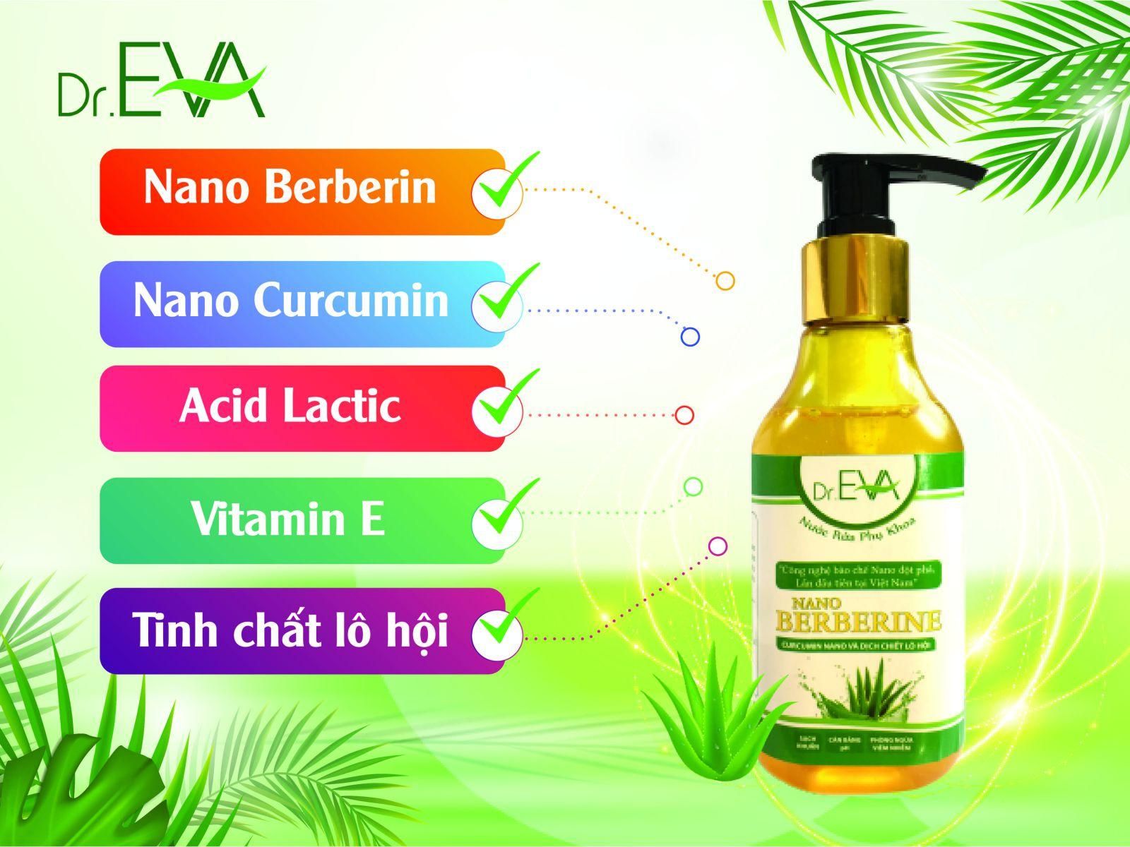 Dung dịch rửa phụ khoa Dr Eva .