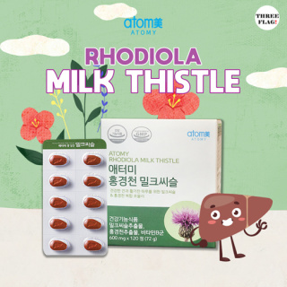 Viên uống thải độc gan Hàn Quốc Atomy Rhodiola Milk Thistle thumbnail