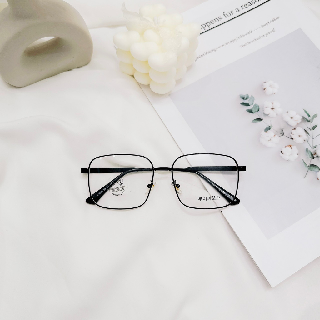 Mắt kính gọng cận form vuông thời trang cực hot 761