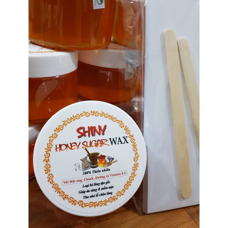 Combo Wax Lông MẬT ONG+Mỡ Trăn Handmade Shiny