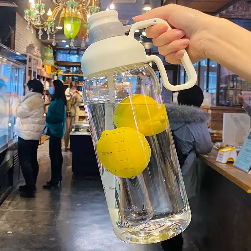 Bình nước, bình đựng nước tập gym 1800ml cao cấp