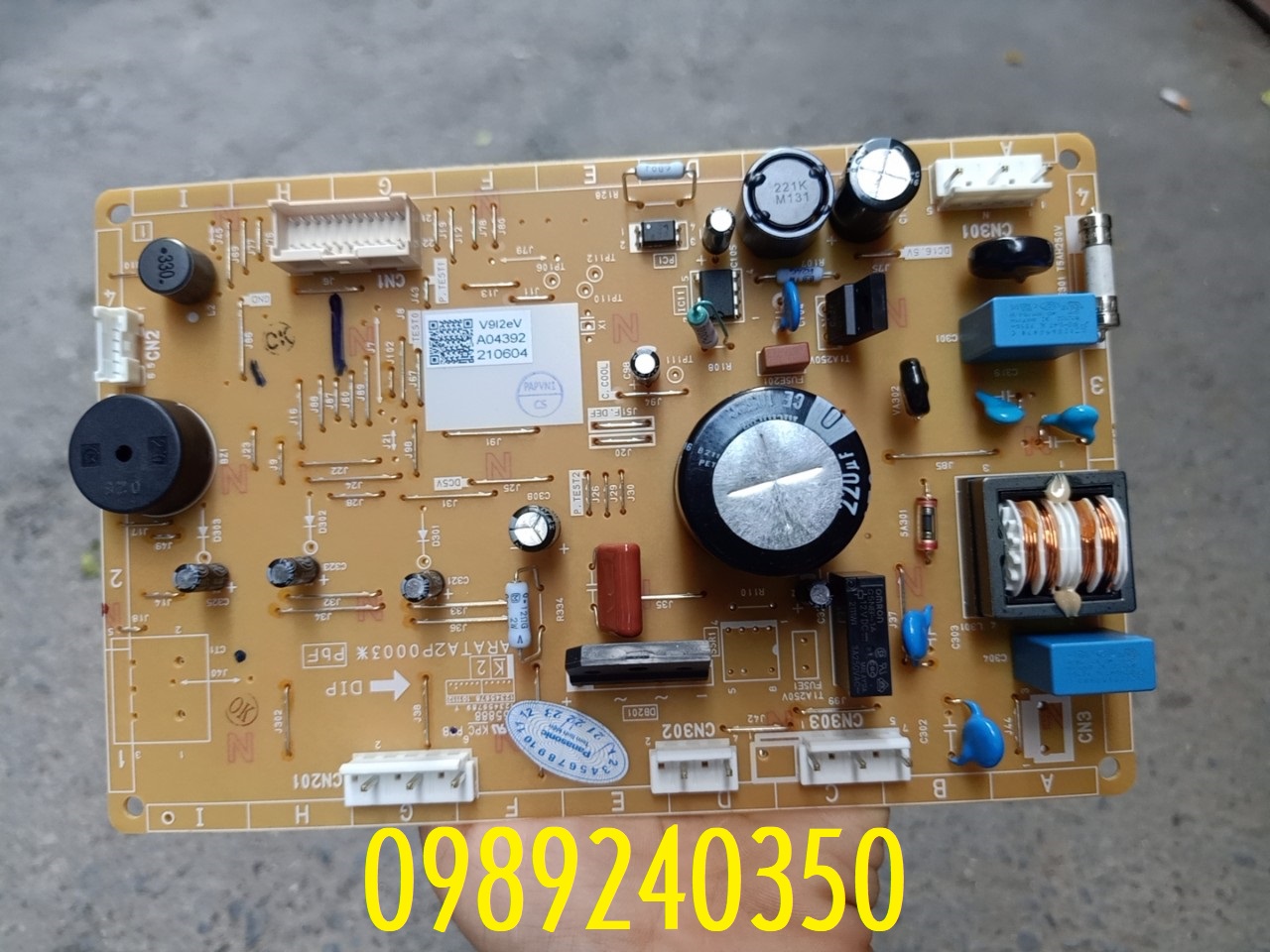 Bo mạch nguồn tủ lạnh panasonic inverter nr-bv328gmv2, bv289qsv2, bv369qsv2, bv329qkv2 chính hãng