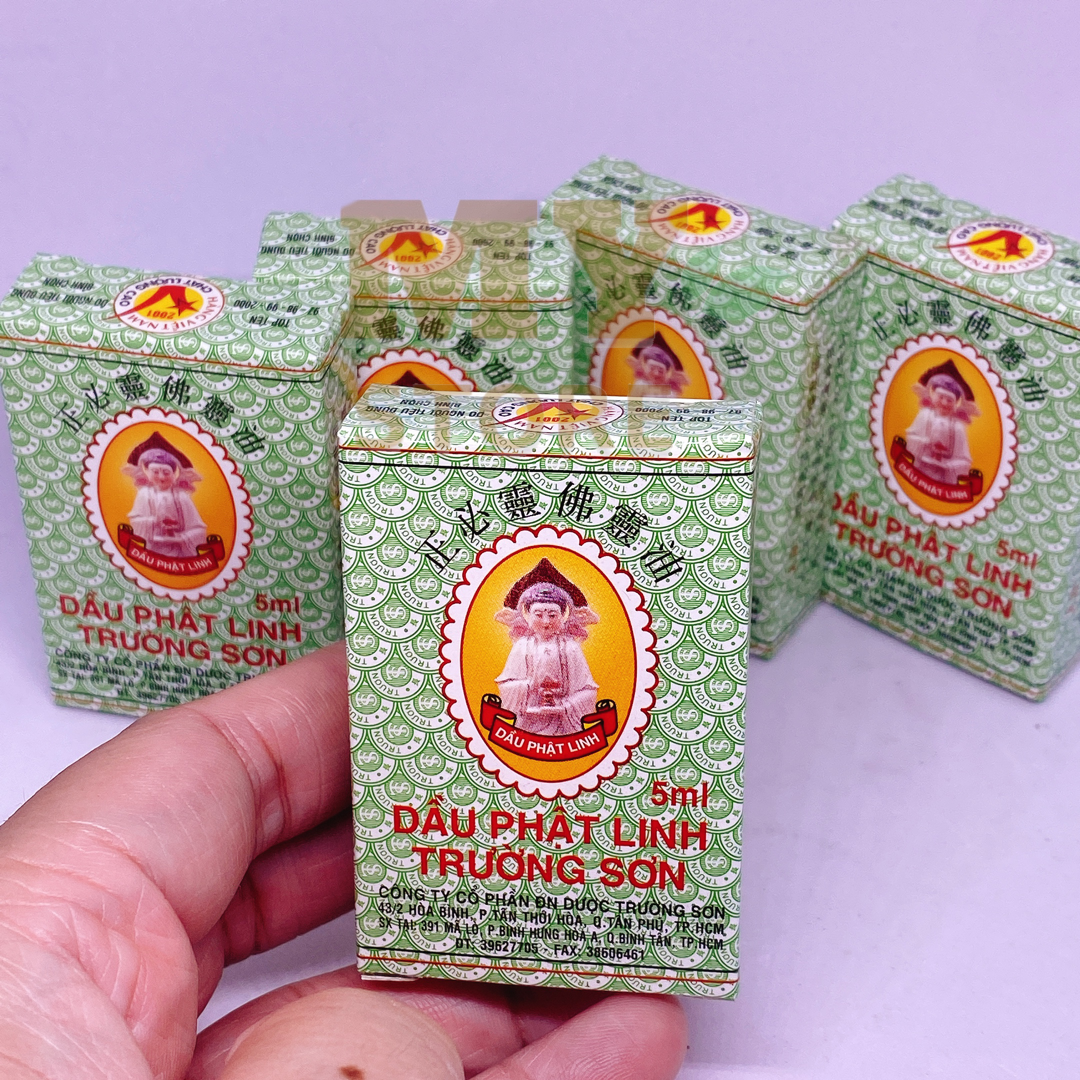 (Chính Hãng) Dầu Gió Phật Linh Trường Sơn Loại Lớn 5ml