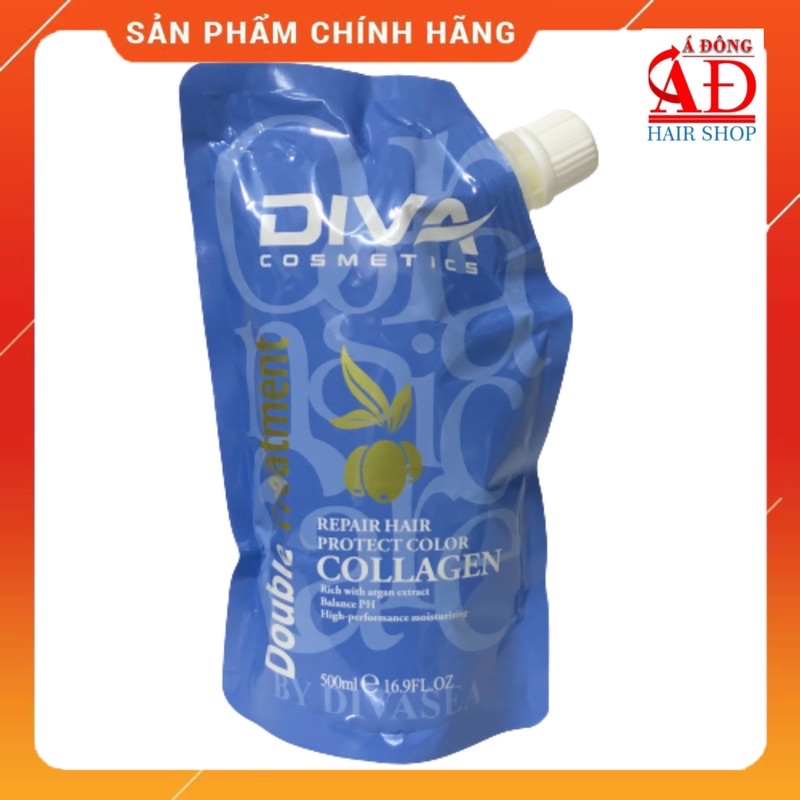 [Chính hãng] Hấp dầu collagen DIVA cho tóc khô hư tổn 500ml