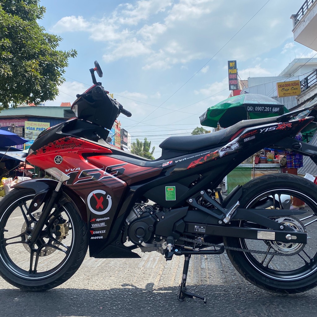 Tem trùm ex 155 đỏ đen, tem exciter 155, team trùm exciter 155, tem xe exciter 155, team trùm ex 155, team xe exciter 155 đỏ đen