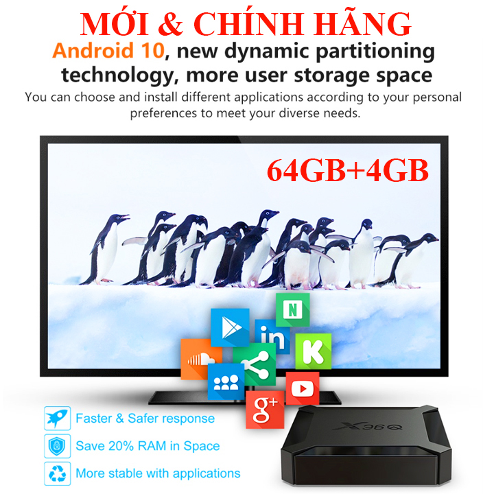 Tivi box TX3 Mini 32GB+4GB 16GB+2GB xem Youtube hát karaoke, X96Q