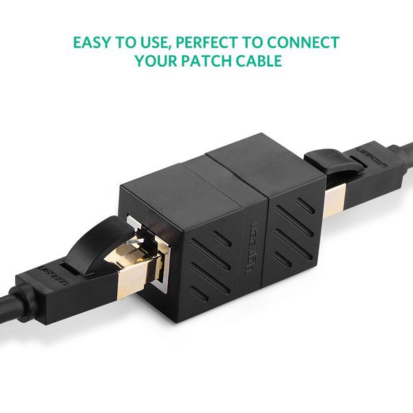 Đầu Nối Dây Mạng Cat6 10Gbps Ugreen 20390 (Màu đen) Chính Hãng