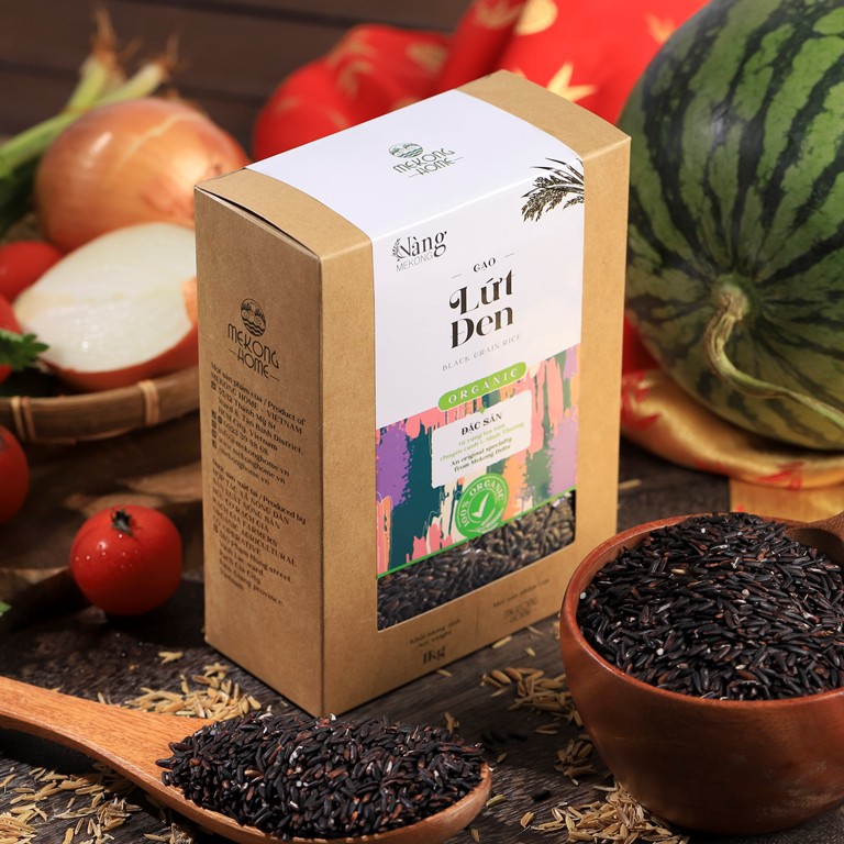 Gạo Hữu Cơ - Gạo LỨT ĐEN 1kg