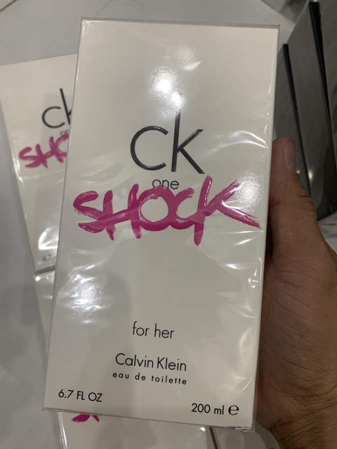 [HCM]Nước hoa nữ ck one shock for her edt 200ml full seal