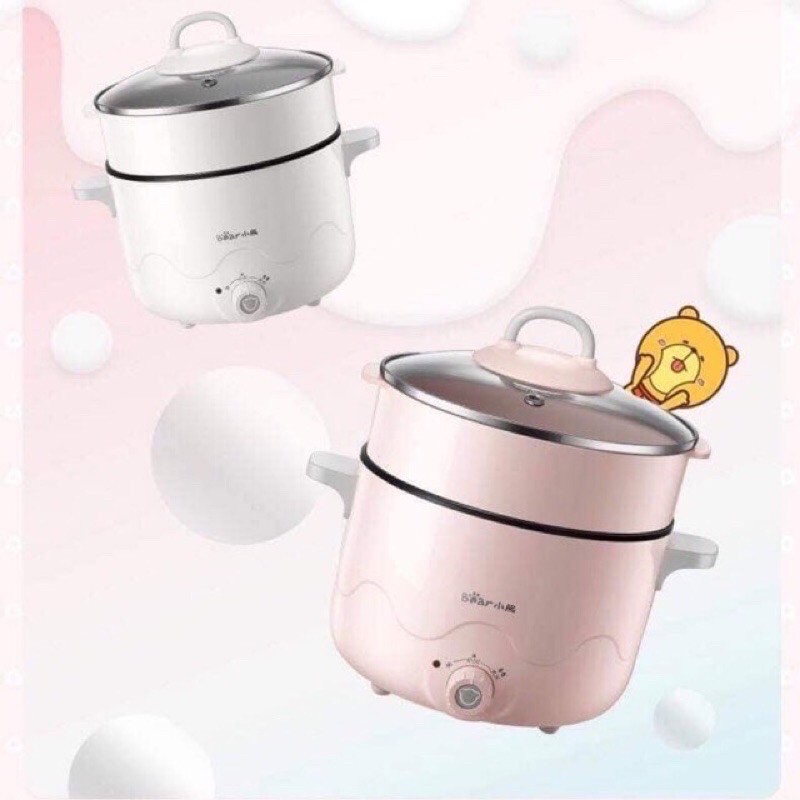 Nồi Nấu Lẩu Mini Bear 2,5L