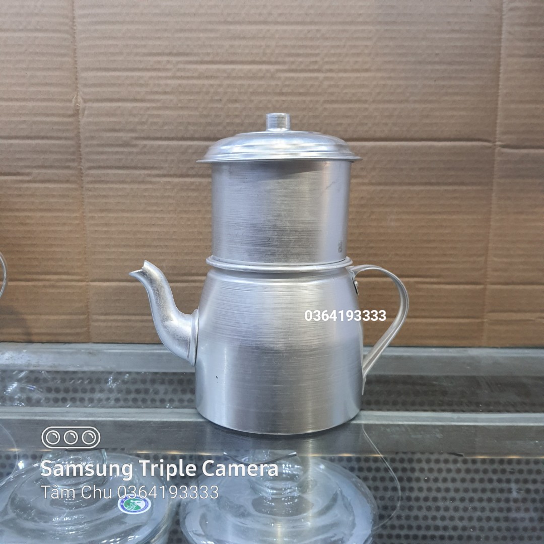 Phin pha cà phê nhôm to 100 gram Phin cafe 1 Lạng