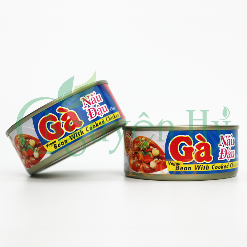 Gà Nấu Đậu Chay Âu Lạc _ 150g (Đồ hộp chay Âu Lạc _ Thực phẩm chay)